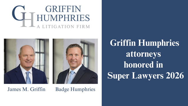 Griffin Humphries founders again recognized in “Super Lawyers”